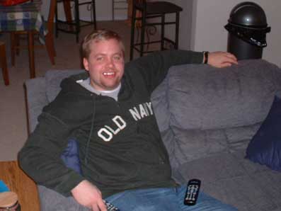 Hangin' at Josh's pad